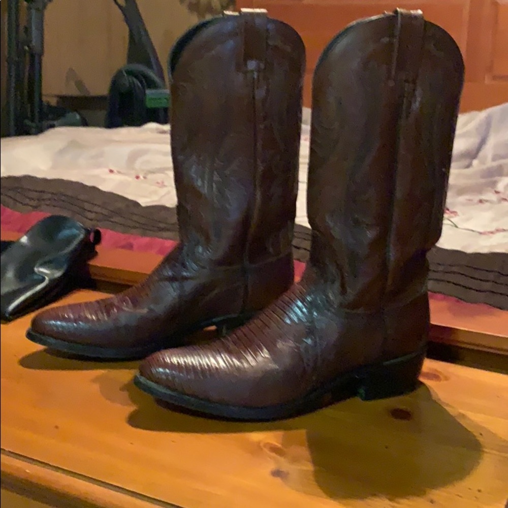 Alligator boots
